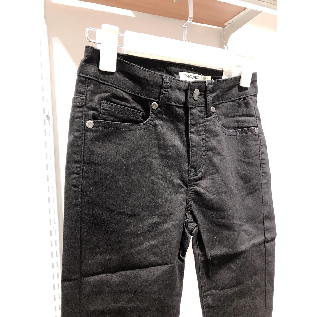 Quần jeans skinny đen trơn ORC - CN43
