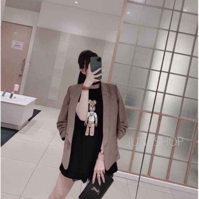 Áo blazer tay nhún