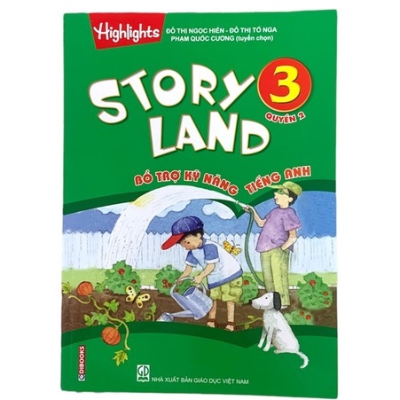 Sách - Combo Story Land (bổ trợ kĩ năng Tiếng Anh) lớp 3 quyển 1 + quyển 2.