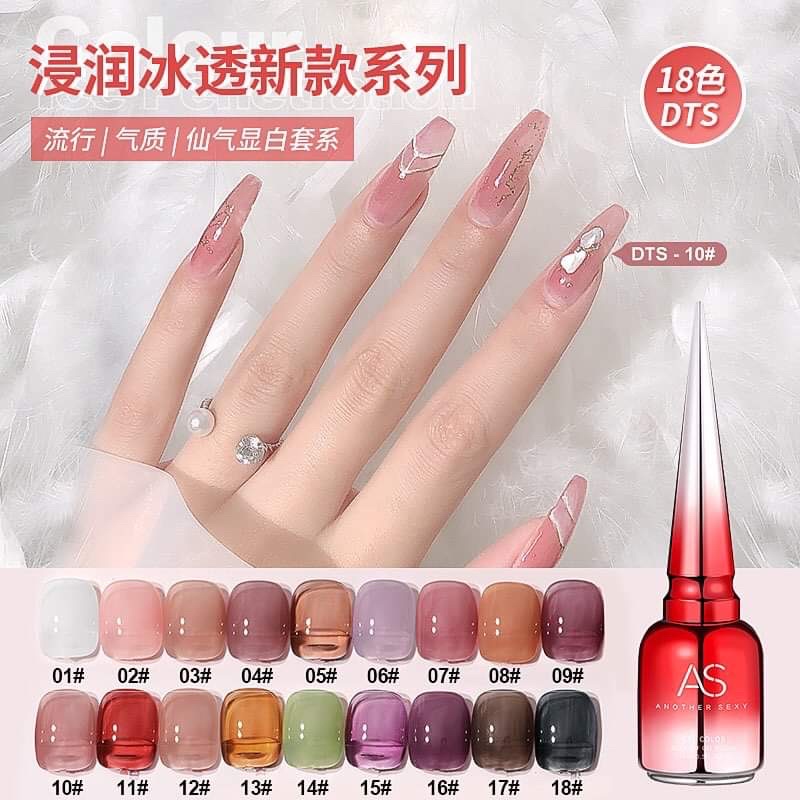 Sơn Gel Thạch As Mã Dts Set 18 Chai Dung Tích 15Ml { Rẻ Vô Địch }