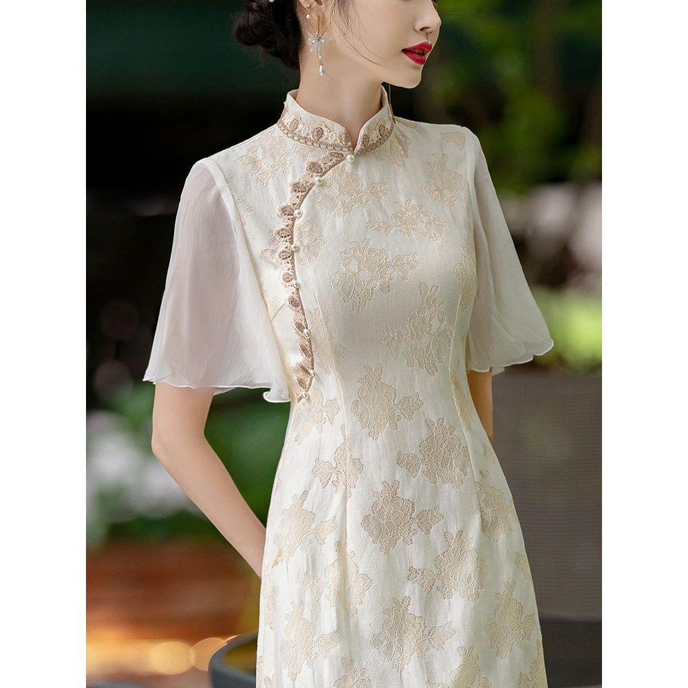 Sườn Xám Cách Tân Thiết Kế Thanh Lịch Trẻ Trung Cho Nữ