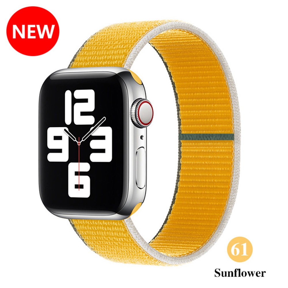 Dây Đeo Nylon Cho Đồng Hồ Thông Minh Apple Watch Series 765 45Mm 41mm44mm 40Mm Iwatch 4 3 42Mm 38Mm