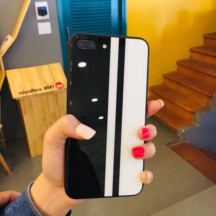 Ốp iphone họa tiết thời trang mặt kính cường lực cho 6/6s/7/8/x/xs/xr/xsmax/11/12/13/plus/max/mini/pro/promax-k247