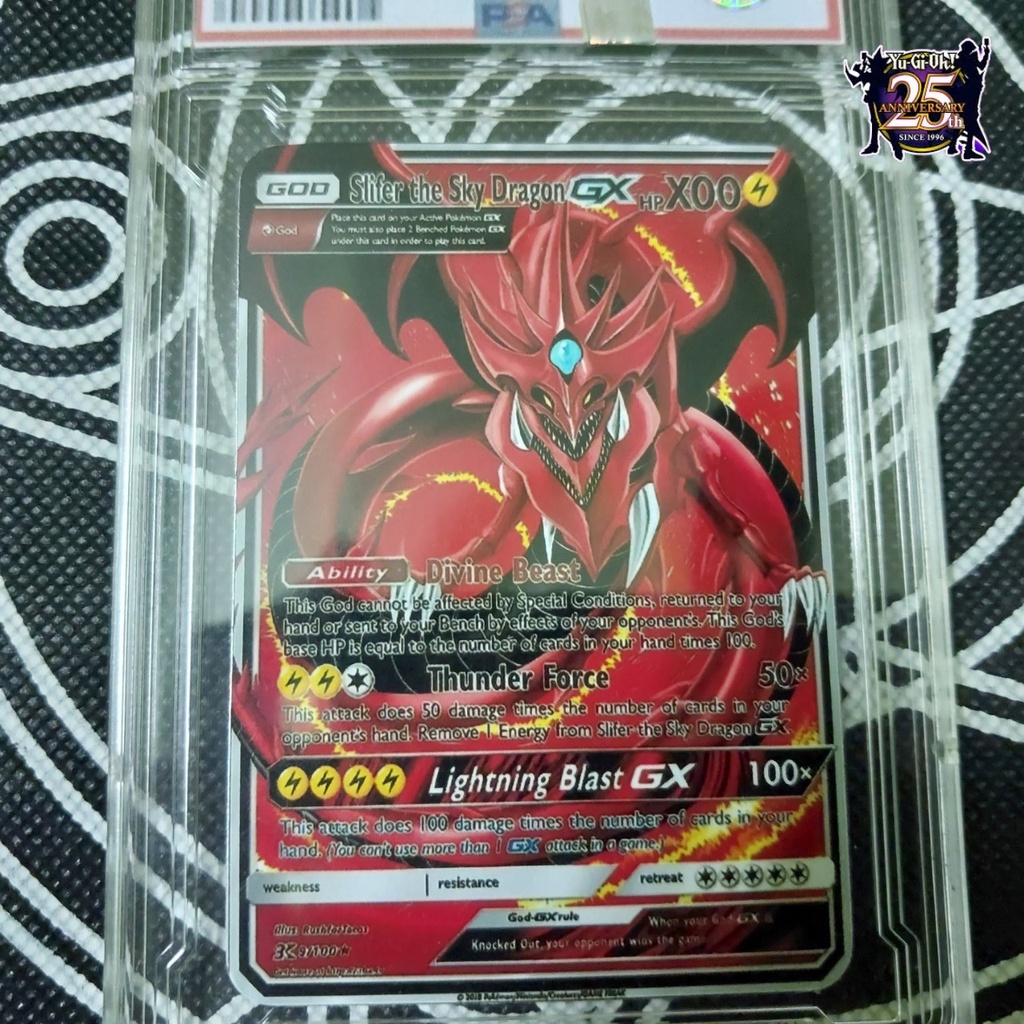 Bài Yugi Muto lá Slifer The Sky Dragon rồng bầu trời TẶNG Sleeves bọc bài 1458 BI4 3