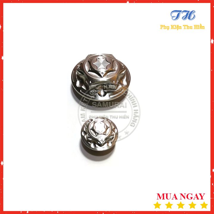 Ốc Mâm Lửa Nhôm Cho Xe Hon Da Và Ya Ma Ha Cực Chất