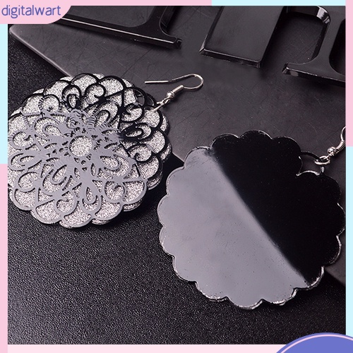 Hoa Tai Dáng Tròn Vintage Thời Trang Phong Cách Cho Nữ