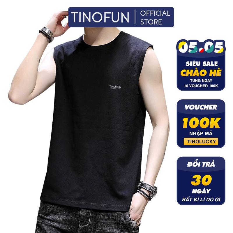 Áo ba lỗ nam TINOFUN TT7 chất vải thun Tanktop co dãn mùa hè 10 màu cao cấp