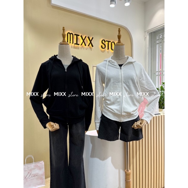 Áo Khoác Chống Nắng Chất Nỉ da cá dày dặn phom suông rộng thoải mái hàng xuất xin