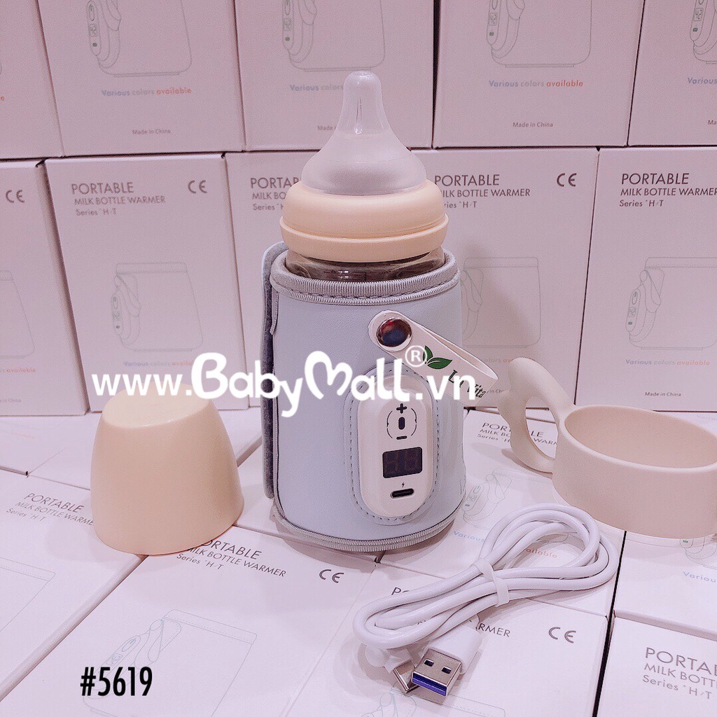Hâm ủ bình sữa di động thông minh - máy ủ hâm bình sữa sạc bằng USB LA VITA