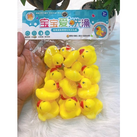 Set 12 vịt thả bồn tắm