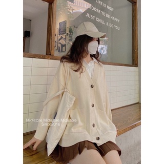Áo Cardigan len trơn (Ảnh/Video tự chụp)