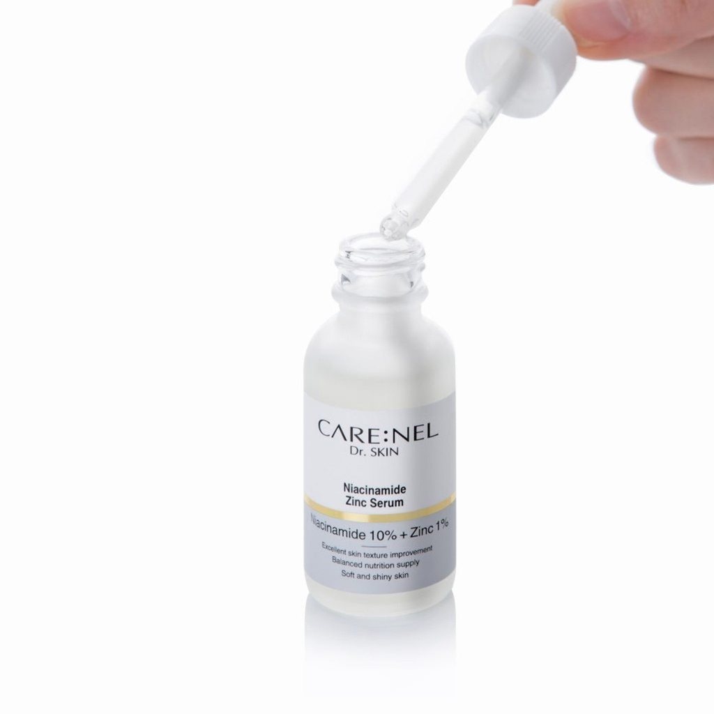 Serum dưỡng da trắng mịn, cải thiện da, ngừa lão hóa da Care:nel Niacinamide 10% + Zinc 1% 30ml