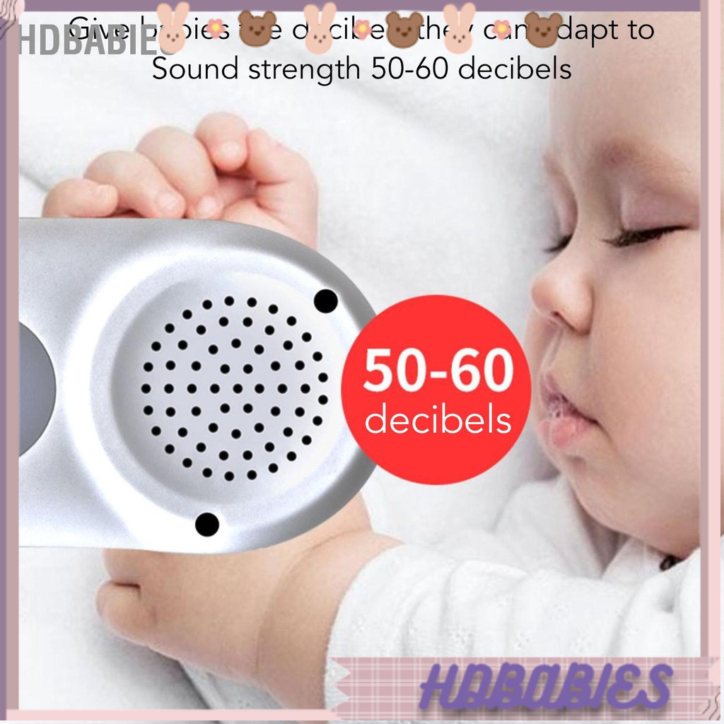 HDbabies Giáo dục trước khi sinh Máy âm thanh thai nhi Ánh sáng vàng sớm cho bé tiếng ồn trắng