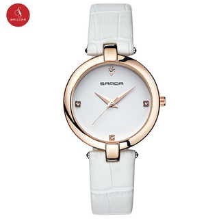 Đồng hồ nữ sanda p196 cao cấp 34mm + tặng hộp đựng đồng hồ thời trang