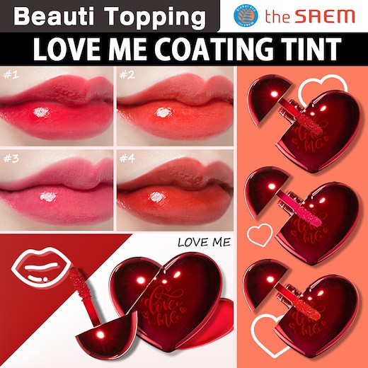 SON TINT BÓNG “TRÁI TIM” LOVE ME COATING TINT | BigBuy360 - bigbuy360.vn