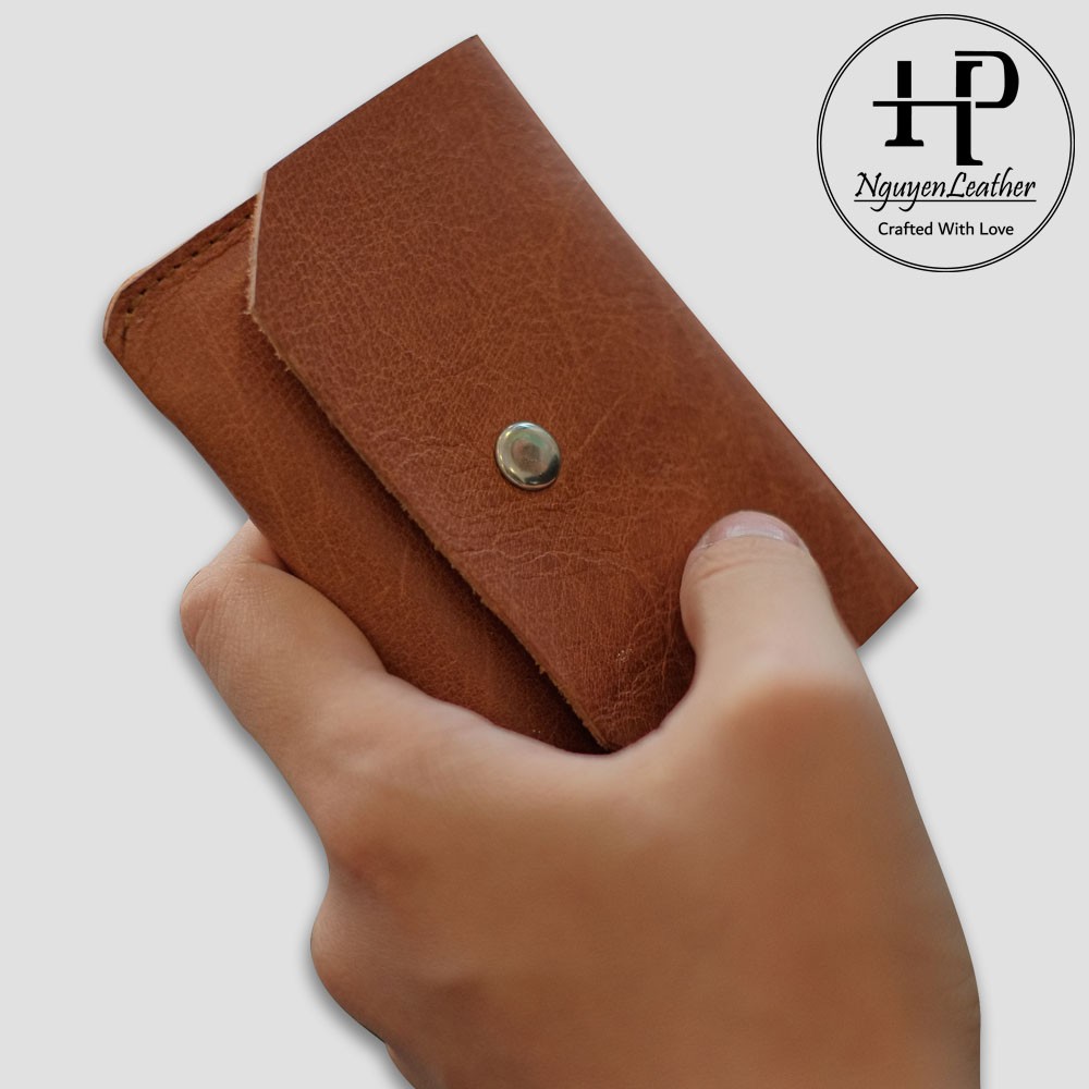 Ví Đựng Thẻ ATM, Card Holder Đựng Namecard Da Bò Thật Nhỏ Gọn | BigBuy360 - bigbuy360.vn