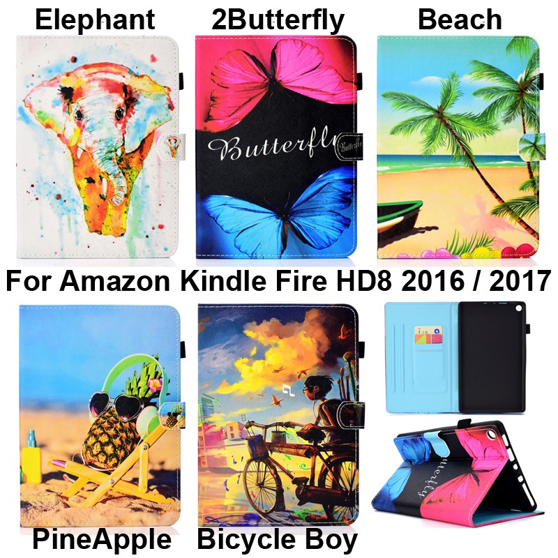 Amazon Kindle Fire HD8 Ốp lưng dễ thương Kindle Fire HD 8 Vỏ bảo vệ mềm