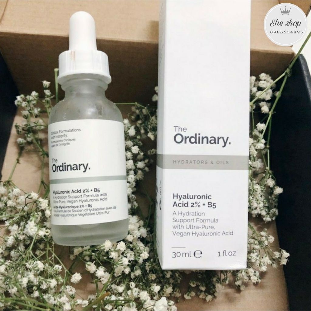 Serum The Ordinary Hyaluronic Acid 2% + B5 - Tinh chất phục hồi da lọ 30ml