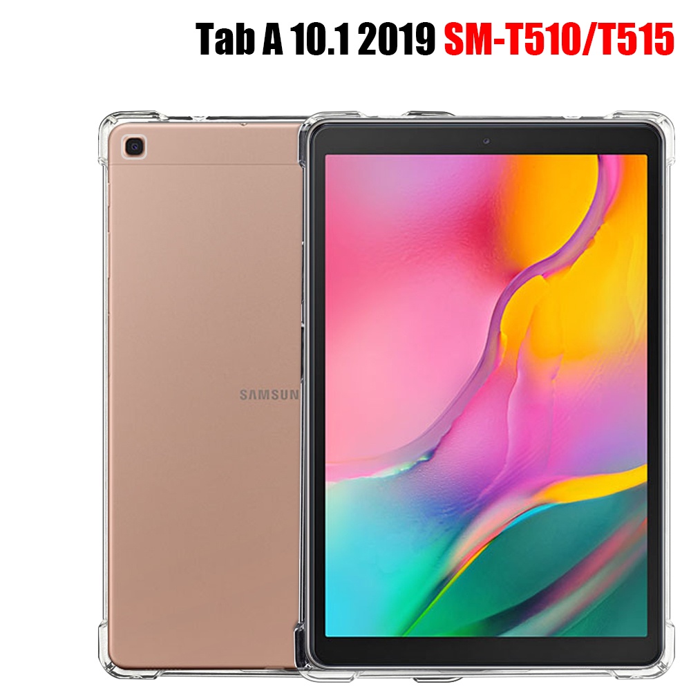 Ốp Máy Tính Bảng TPU Silicon Trong Suốt Có Túi Khí Cho Samsung Galaxy Tab A 10.1' 2019 SM-T510/T515