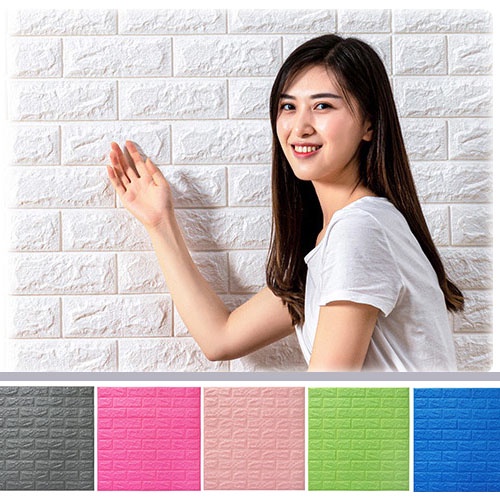 FREE SHIP - XỐP DÁN TƯỜNG 3D CHỐNG ẨM CÁCH ÂM CÁCH NHIỆT GIÁ RẺ MIẾNG DÁN TƯỜNG 35X30CM | BigBuy360 - bigbuy360.vn