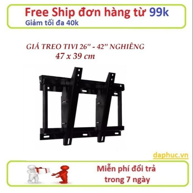 Giá Treo Tivi Nghiêng Xoay 26 -32- 43 inch