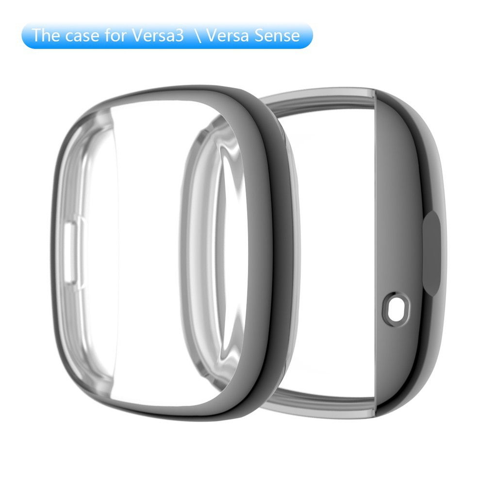 BUMPER Ốp Silicone Trong Suốt Bảo Vệ Mặt Đồng Hồ Thông Minh  Versa 3