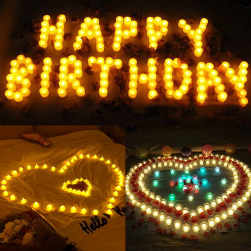 [Creative LED Candle Lights][Romantic Festival Decorative Candle Lamp][Electric Candle For Home Xmas Wedding Decoration]