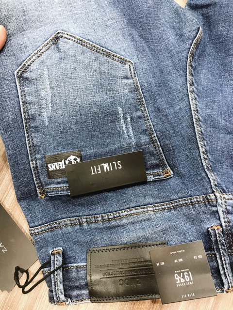 QUẦN JEAN NAM RÁCH FORM ĐẸP SLIM FIT QN418