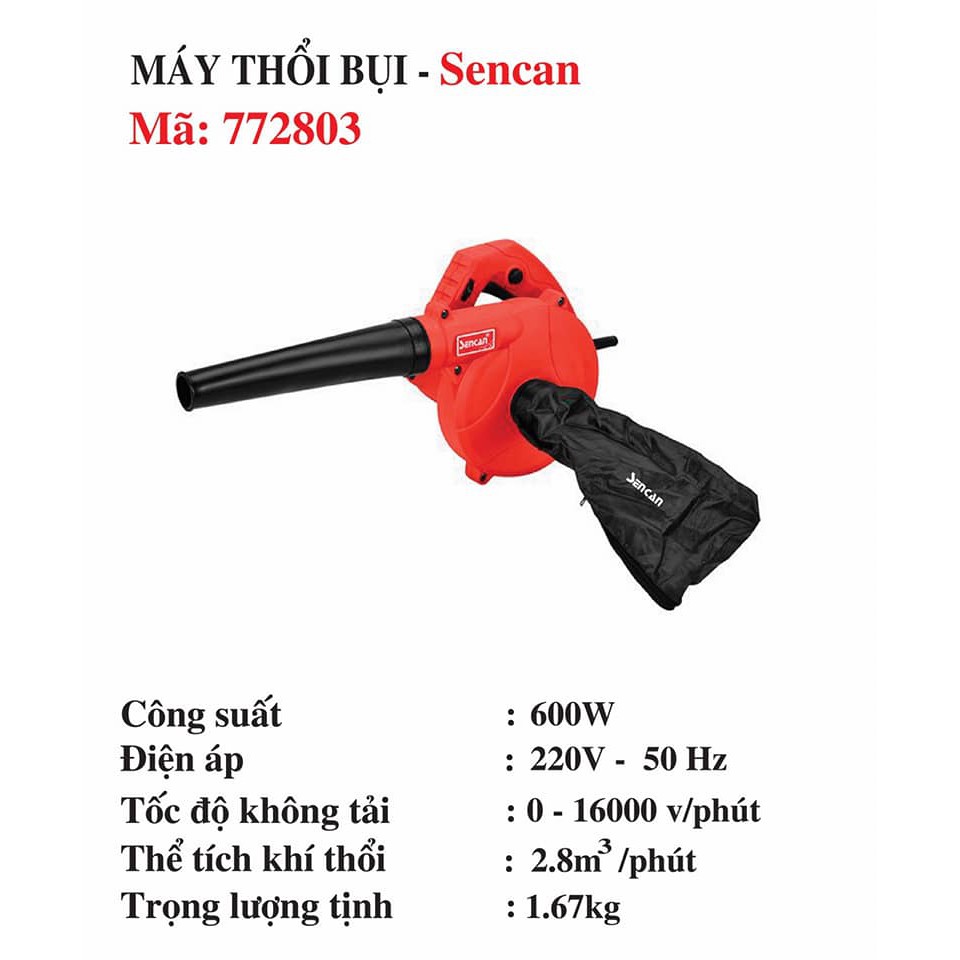 Máy thổi bụi Sencan 772803