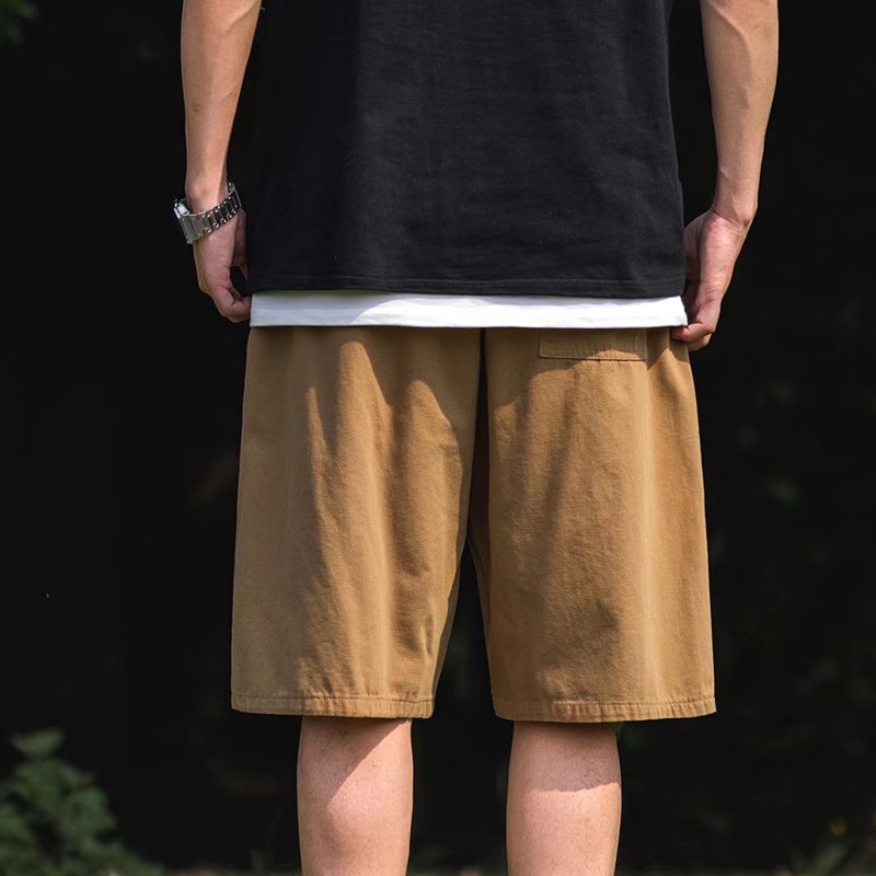 【M-4XL】Quần ngắn ống rộng Nhiều Túi Phong Cách Hip Hop Chống Mài Mòn Thời Trang Mùa Hè Cho Nam