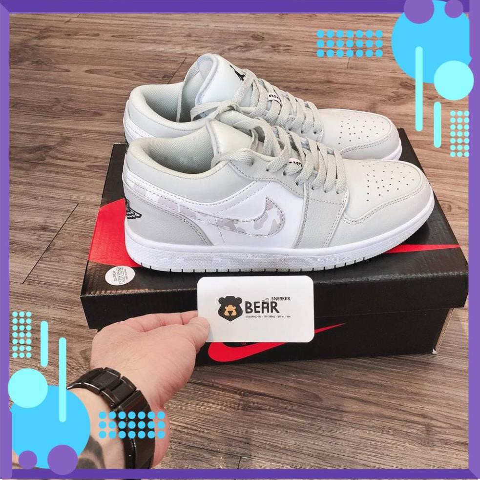 Giày thể thao Jordan 1 thấp camo [HOT TREND - FULL BOX] camo low bản một một. | BigBuy360 - bigbuy360.vn