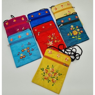 Túi đeo chéo vải thêu hoa dáng nhỏ xinh size 11*14cm tc032907