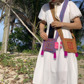 Túi Đeo Chéo Thổ Cẩm
