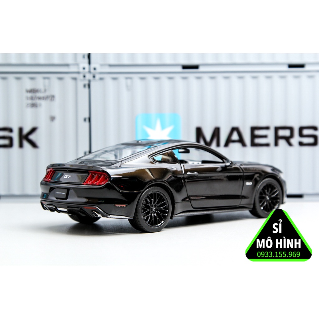 Mô hình xe cơ bắp Mỹ Ford Mustang Welly 1:24