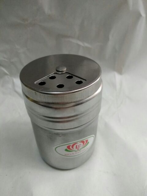 Lọ tăm inox hoàng gia hũ đựng tiêu 2 trong 1