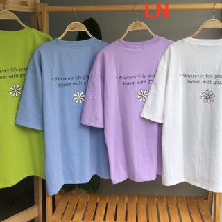 Áo phông hoa cánh nhỏ 2 mặt