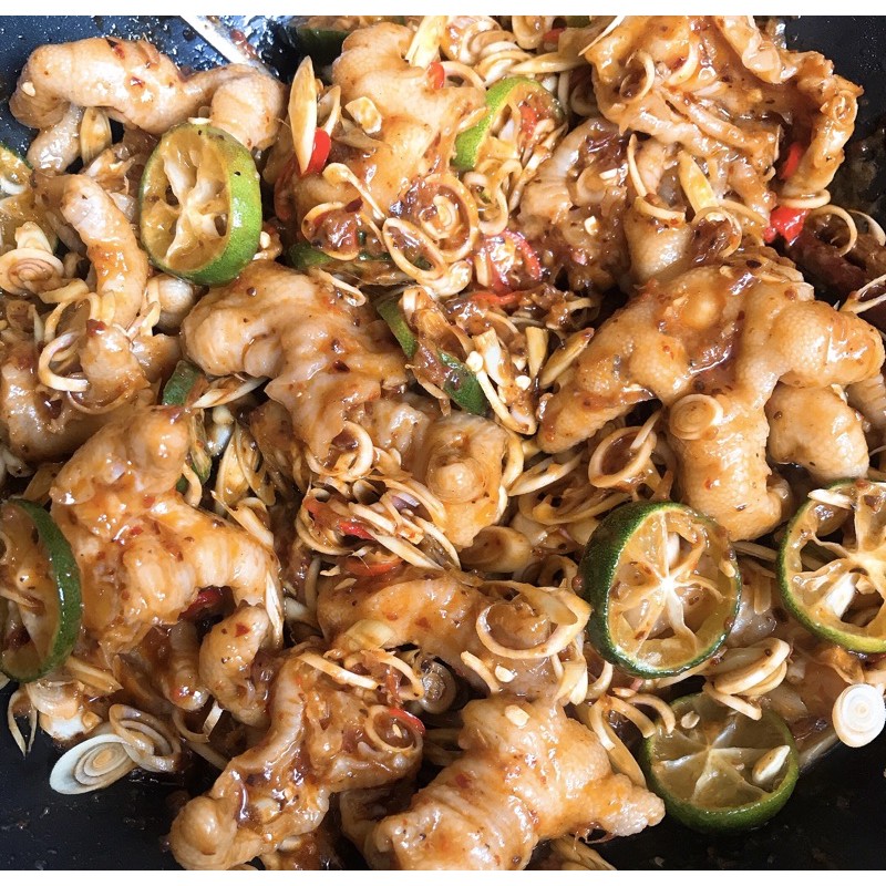 Chân gà rút xương sốt thái Das keto Lowcarb