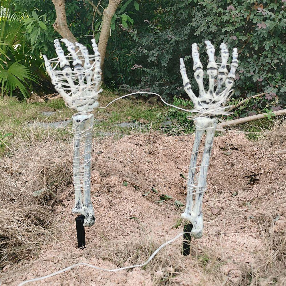 LANSEL Bộ 2 Bàn Tay Xương Trang Trí Halloween