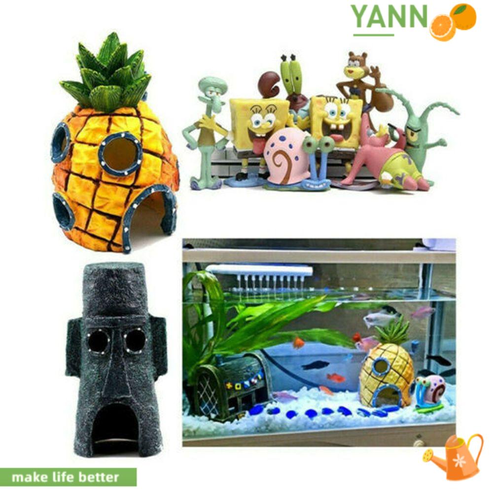 1 Phụ Kiện Trang Trí Hồ Cá Họa Tiết Hoạt Hình Độc Đáo