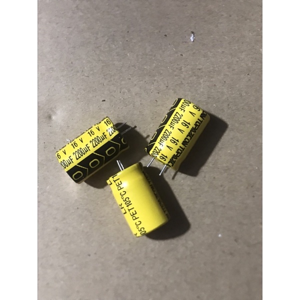 Tụ 16v 2200uf chính hãng