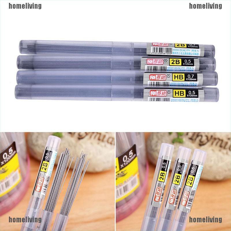 Bộ 2 Ống Dẫn HB / 2B 0.5mm / 0.7mm Kèm Hộp Đựng
