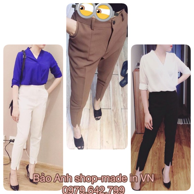 Quần baggy 5 màu vải | BigBuy360 - bigbuy360.vn