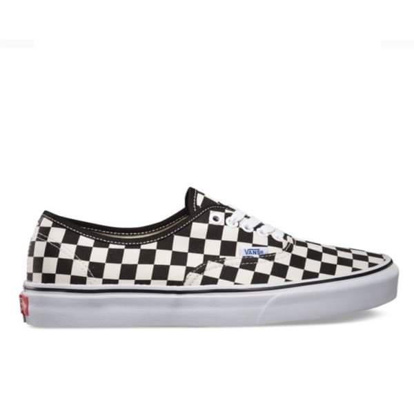 Giày Vans Chính Hãng Authentic Checkerboard Black white All White