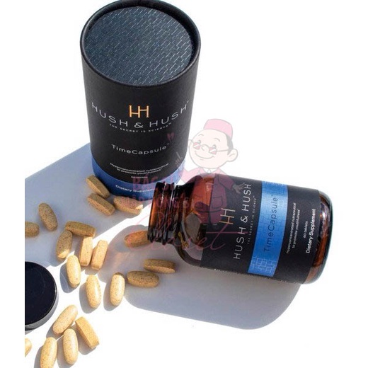 Viên Uống Chống Nắng, Mờ Nám, Sáng Da Hush & Hush Time Capsule 60 viên