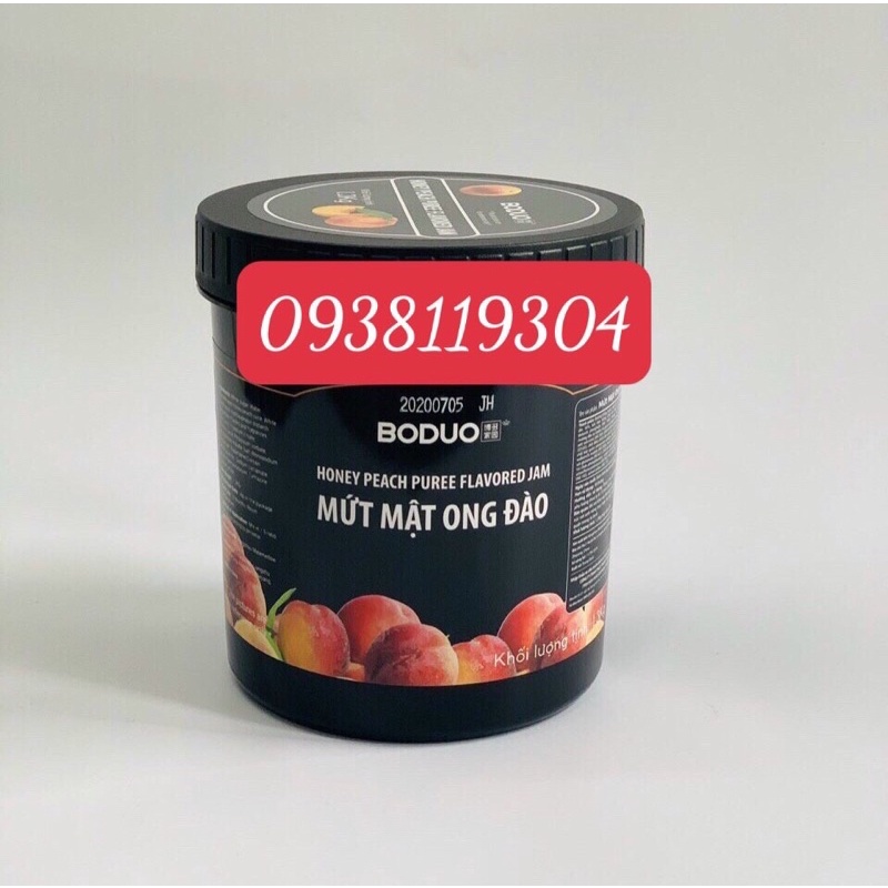 Mứt sinh tố Boduo Đào m.o 1kg3