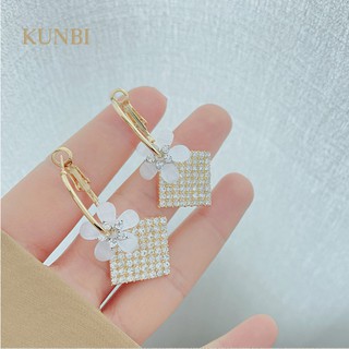 Bông Tai Hoa Nữ Cao Cấp Chất Liệu Kim Bạc Phiên Bản Hàn Quốc K027 ( HÀNG CAO CẤP)