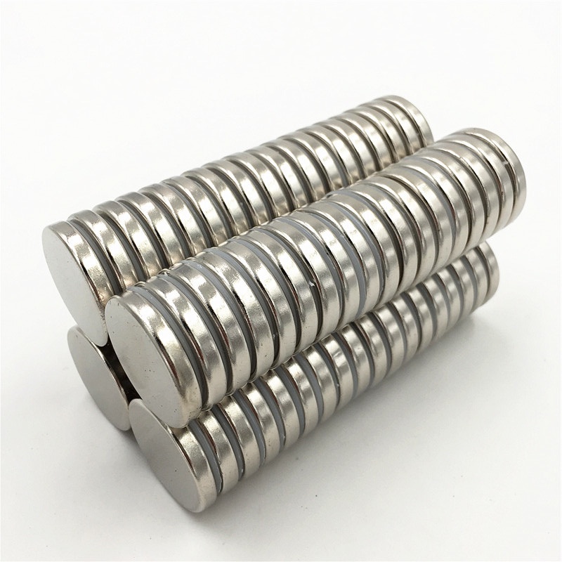 Nam châm tròn đất hiếm đường kính 30x2/3/5/10mm lực từ N35