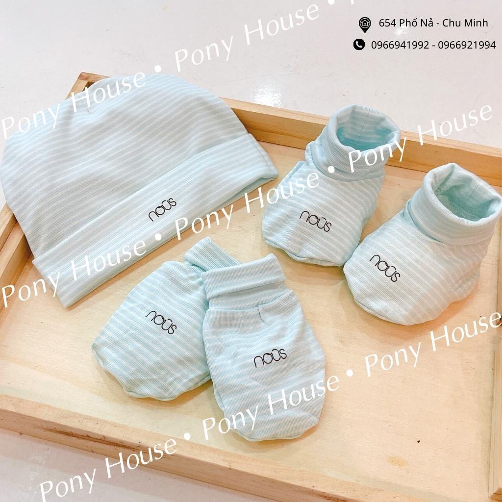 Bao tay, bao chân và mũ sơ sinh petit cho bé Nous