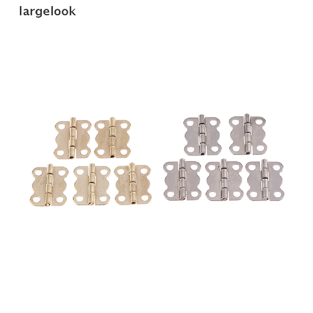 Set 20 bản lề cỡ 16*14mm gắn tủ đồ/hộp đựng đồ trang sức/đồ nội thất