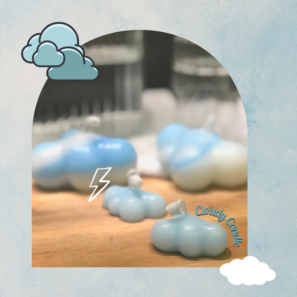 CLOUDY CANDLE  Nến trang trí / Candle
